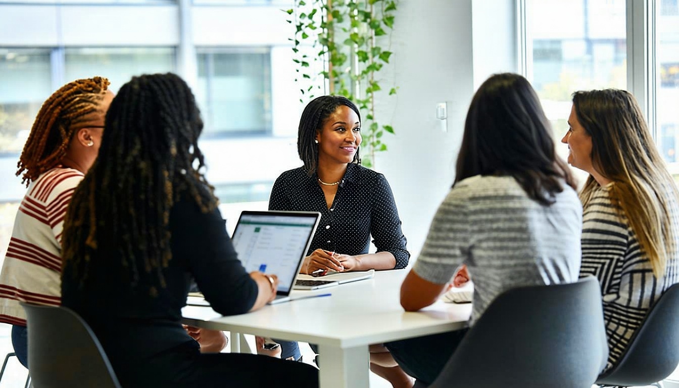 Session de mentorat avec des femmes leaders en technologie